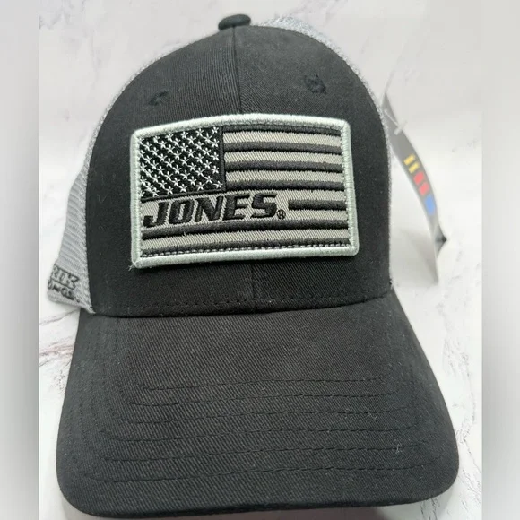 Nascar Erik Jones 43 tonal flag adult size baseball hat NWT - Picture 1 of 6